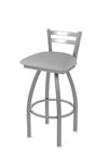 Holland Bar Stool 411 Jackie Low Back Swivel Bar Stool Upholstered Seat 30