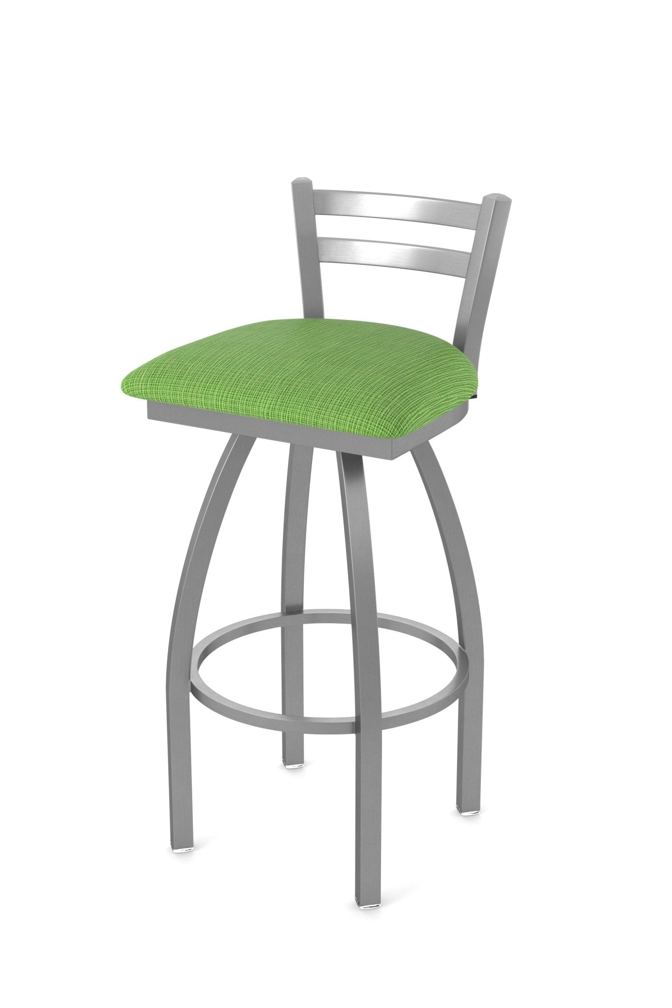 Holland Bar Stool 411 Jackie Low Back Swivel Bar Stool Upholstered Seat 30"H (HBS - 411 - BS - UP) - SchoolOutlet
