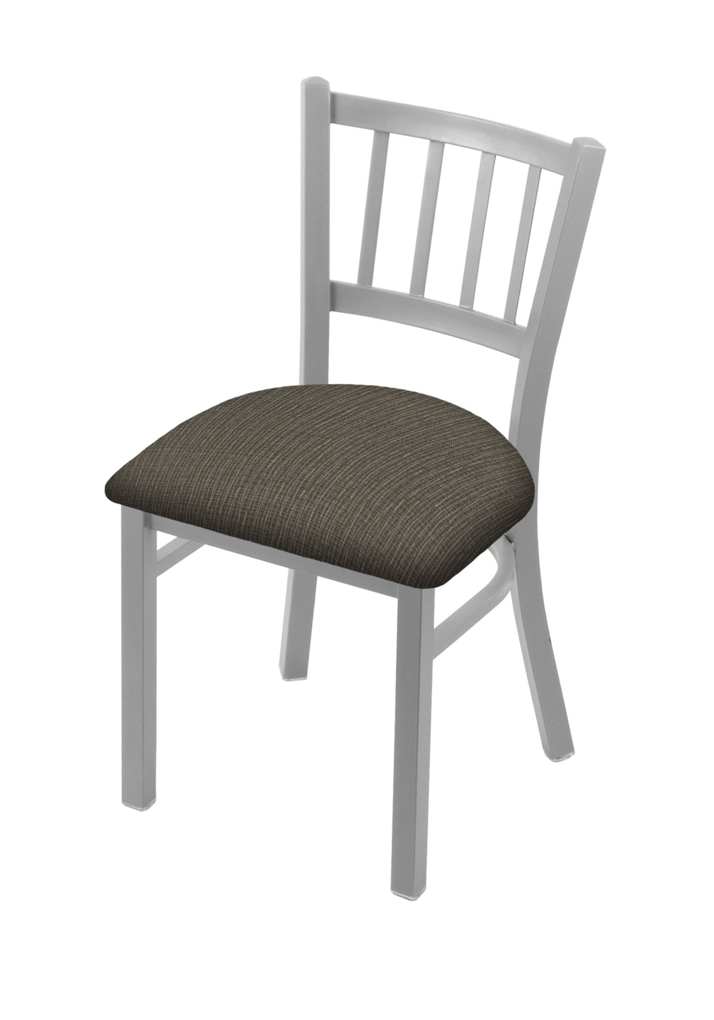 Holland Bar Stool 610 Contessa Chair Commercial Steel Frame Upholstered Seat 18"H (HBS - 610 - CC - UP - 18H) - SchoolOutlet