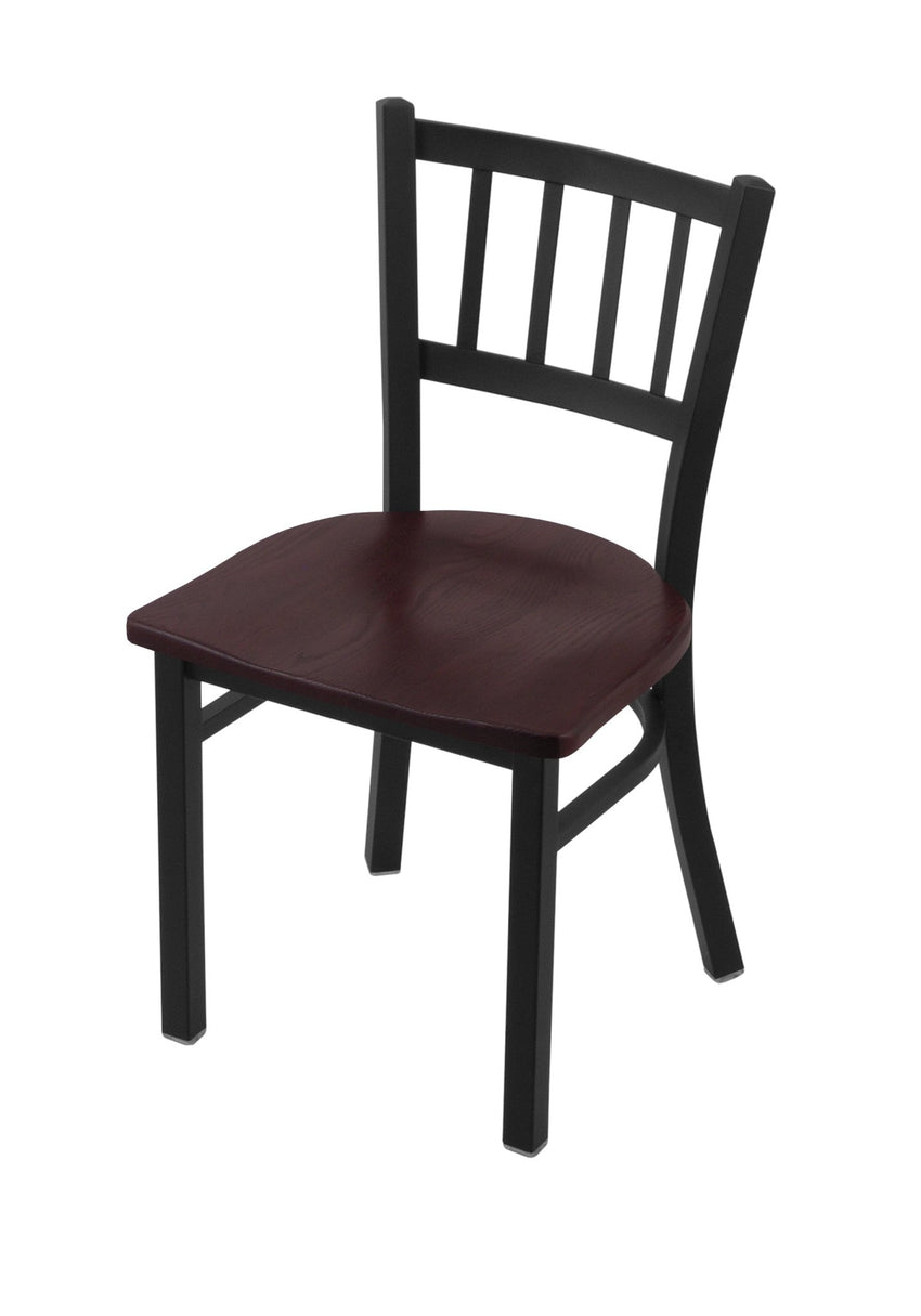 Holland Bar Stool 610 Contessa Chair Wooden Seat 18"H (HBS - 610 - CC - WD - 18H) - SchoolOutlet