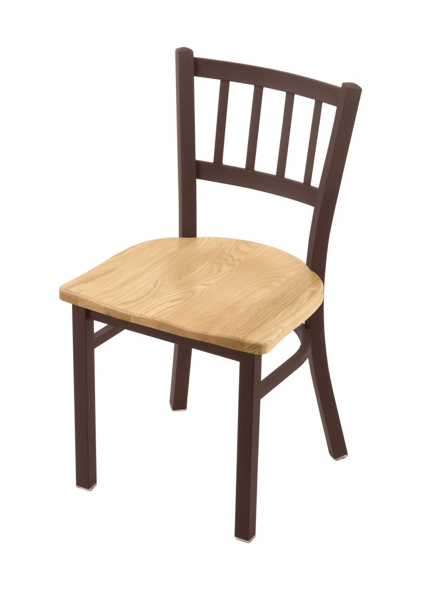 Holland Bar Stool 610 Contessa Chair Wooden Seat 18"H (HBS - 610 - CC - WD - 18H) - SchoolOutlet