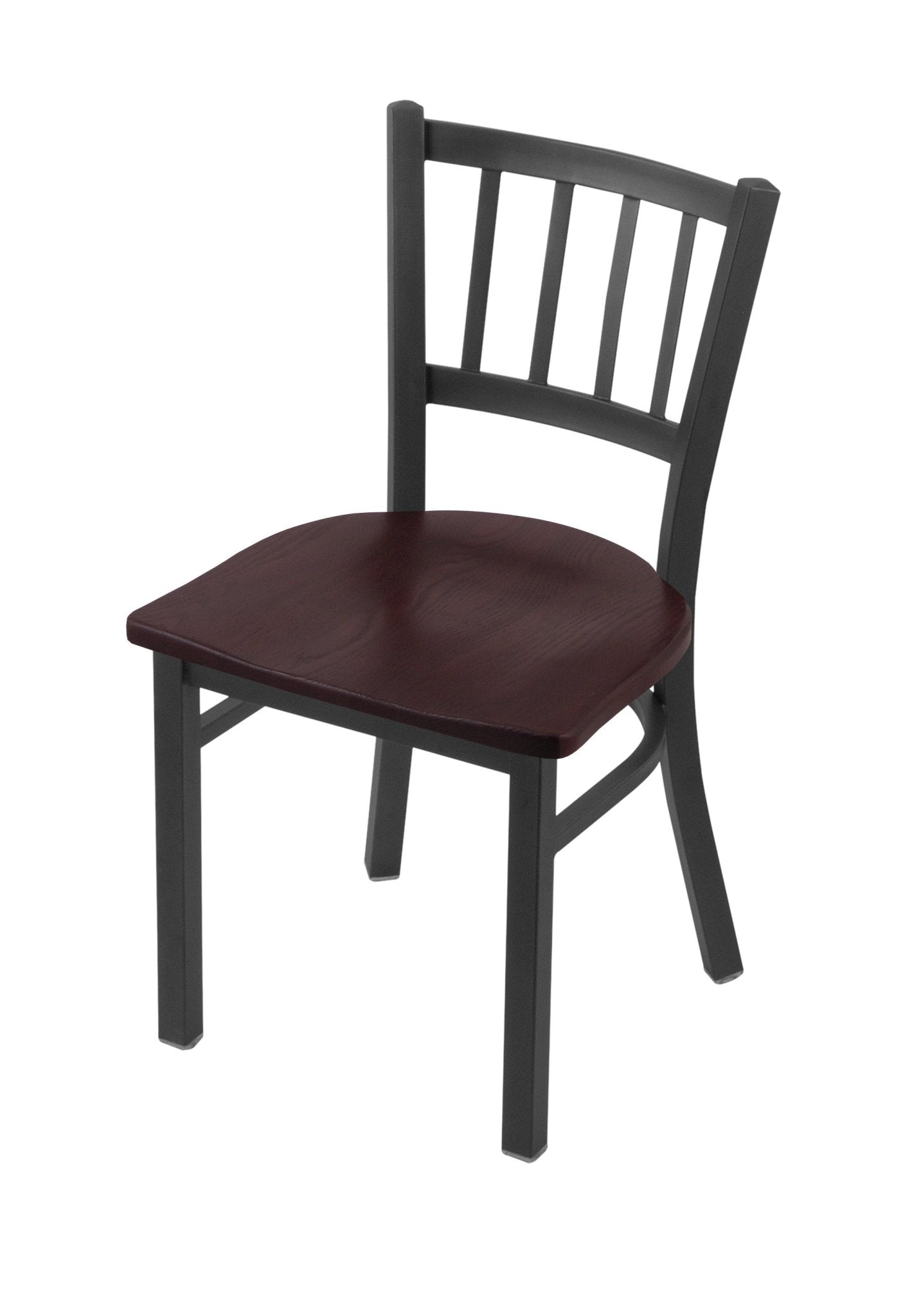 Holland Bar Stool 610 Contessa Chair Wooden Seat 18"H (HBS - 610 - CC - WD - 18H) - SchoolOutlet