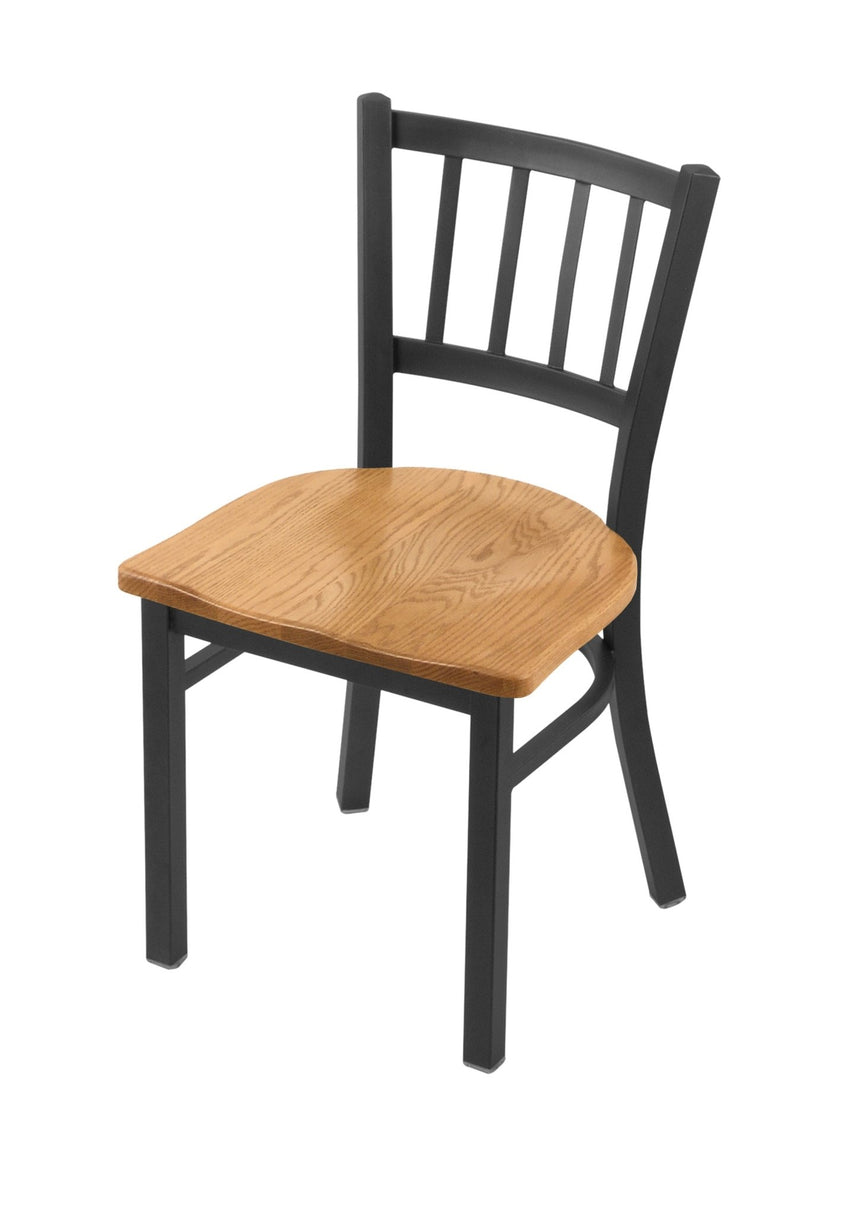 Holland Bar Stool 610 Contessa Chair Wooden Seat 18"H (HBS - 610 - CC - WD - 18H) - SchoolOutlet