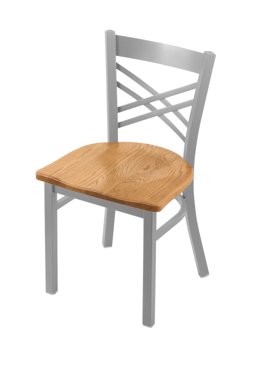 Holland Bar Stool 620 Catalina Chair Wooden Seat 18"H (HBS - 620 - CC - WD - 18H) - SchoolOutlet