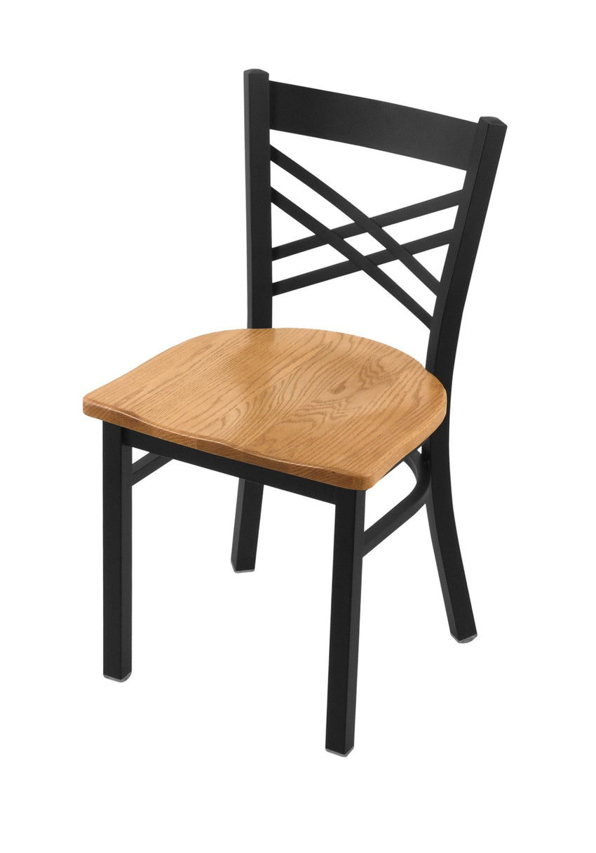 Holland Bar Stool 620 Catalina Chair Wooden Seat 18"H (HBS - 620 - CC - WD - 18H) - SchoolOutlet