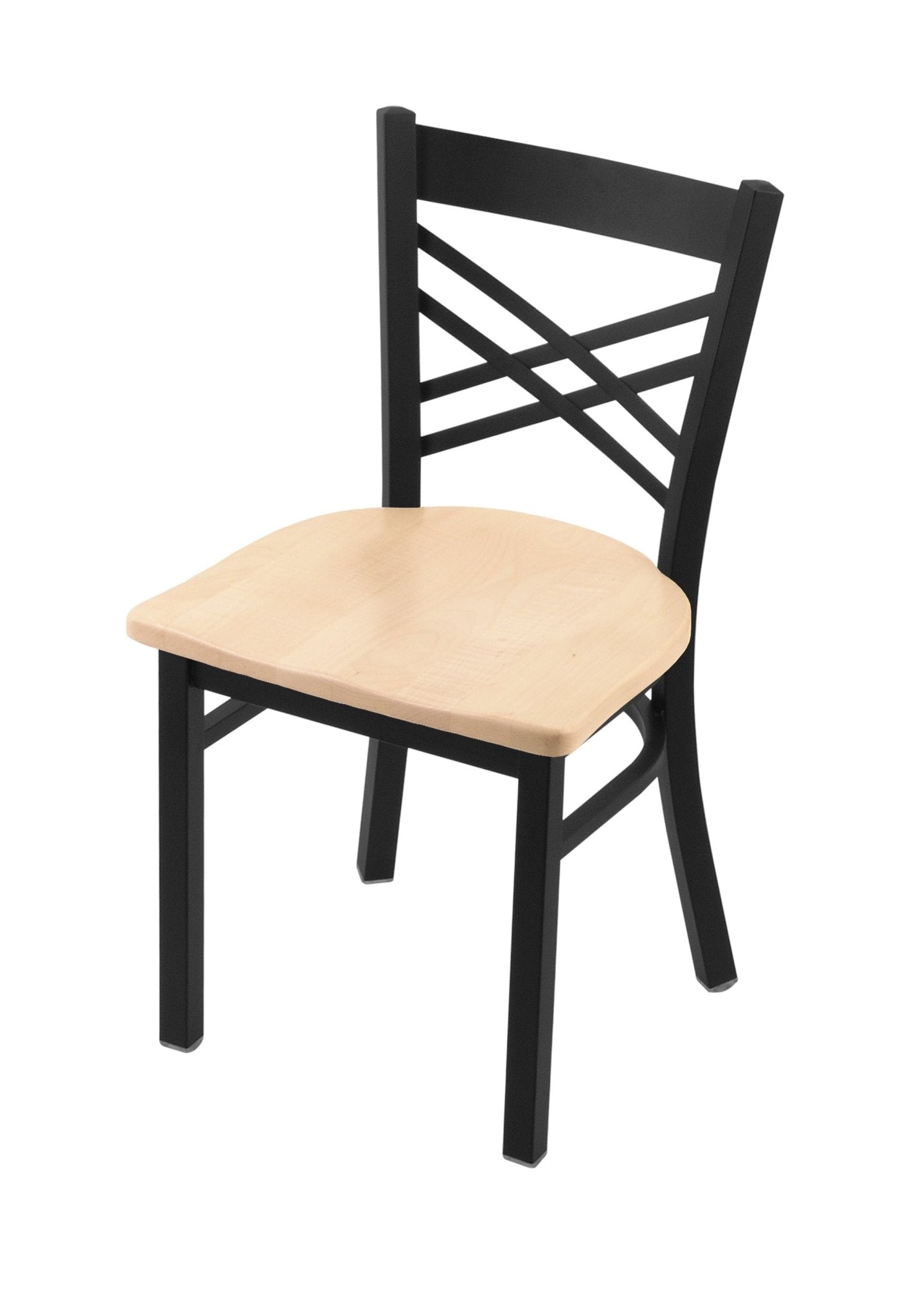 Holland Bar Stool 620 Catalina Chair Wooden Seat 18"H (HBS - 620 - CC - WD - 18H) - SchoolOutlet