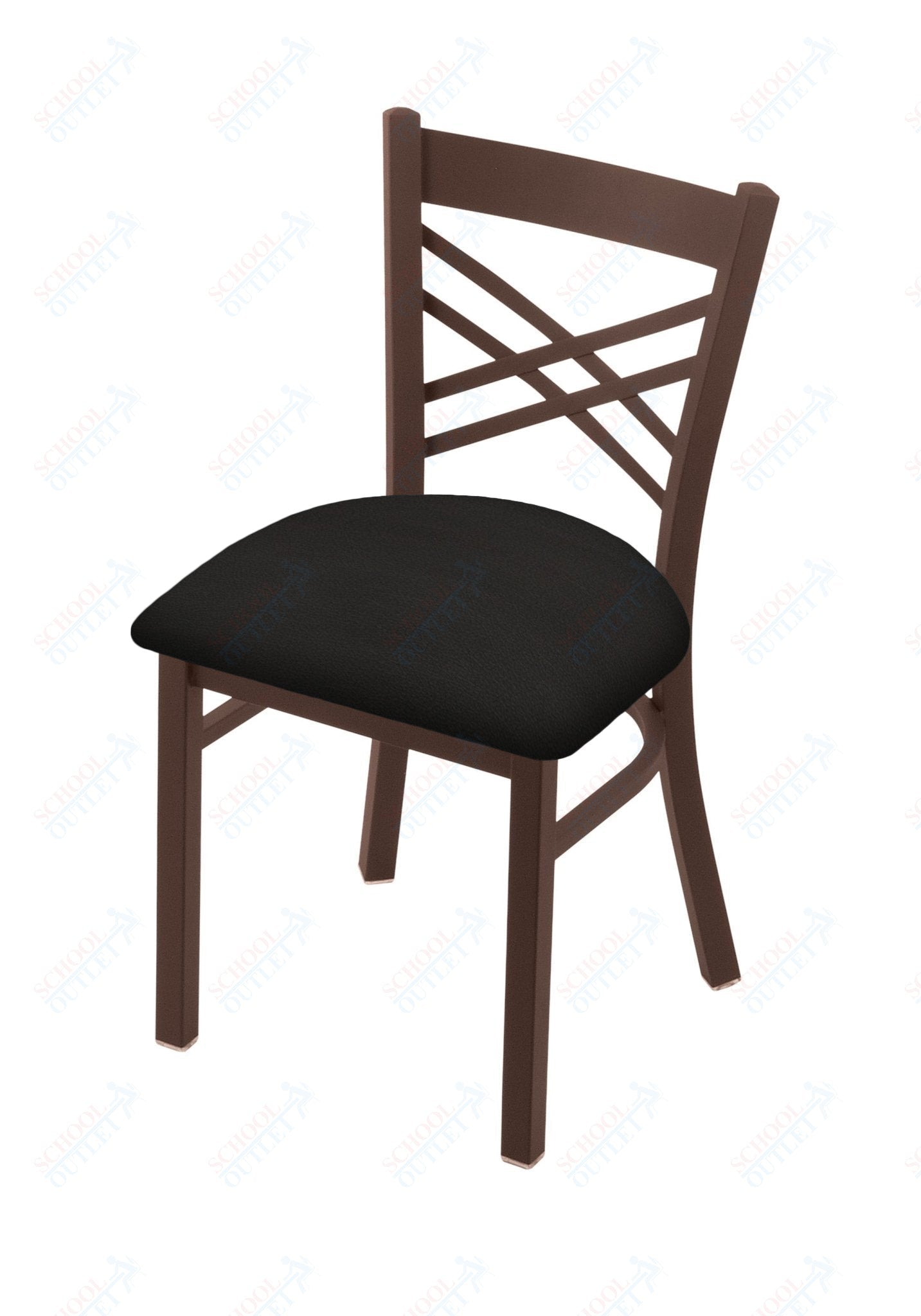 Holland Bar Stool 620 Catalina Chair Upholstered Seat 18"H (HBS - 620 - CC - UP - 18H) - SchoolOutlet