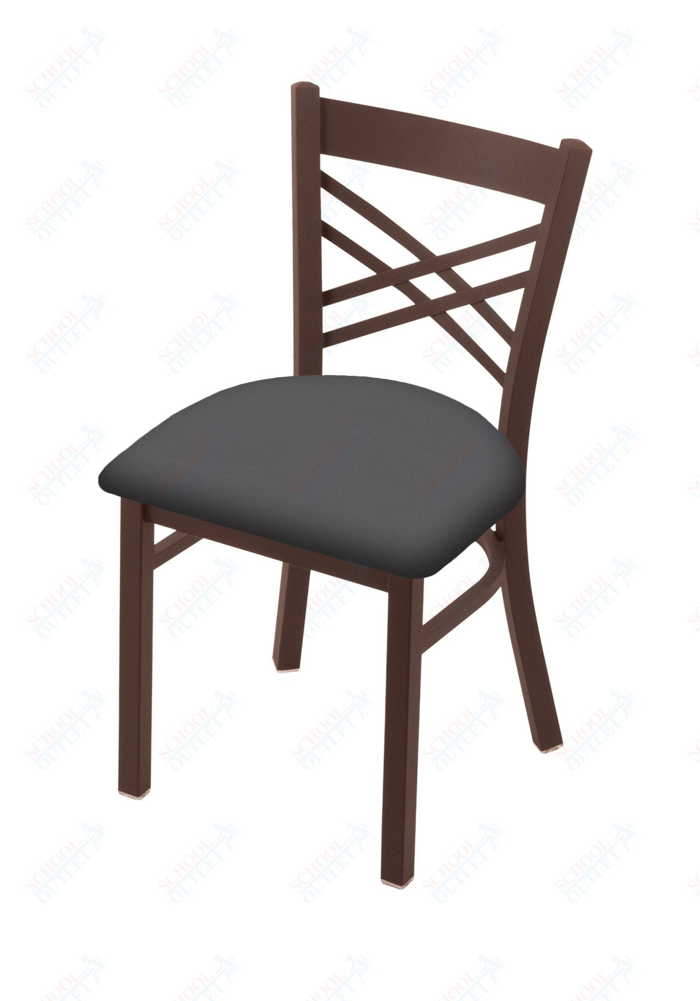 Holland Bar Stool 620 Catalina Chair Upholstered Seat 18"H (HBS - 620 - CC - UP - 18H) - SchoolOutlet