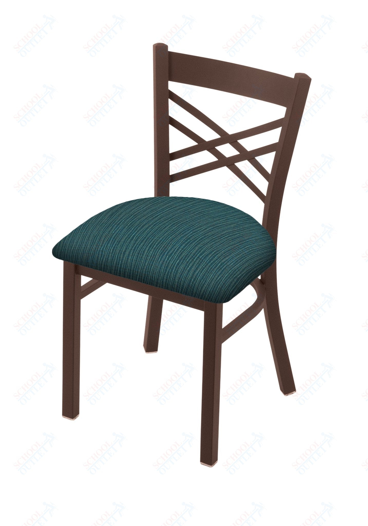 Holland Bar Stool 620 Catalina Chair Upholstered Seat 18"H (HBS - 620 - CC - UP - 18H) - SchoolOutlet