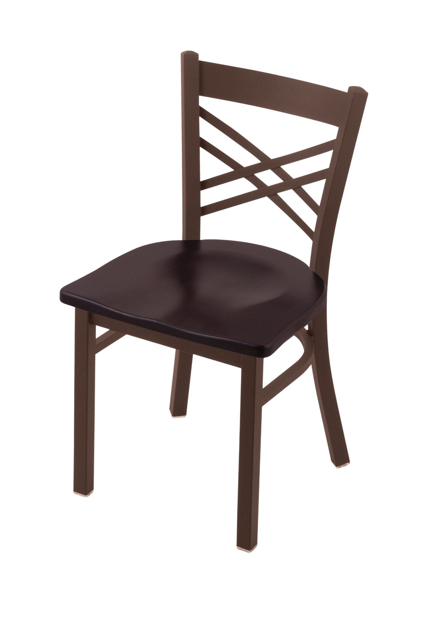 Holland Bar Stool 620 Catalina Chair Wooden Seat 18"H (HBS - 620 - CC - WD - 18H) - SchoolOutlet