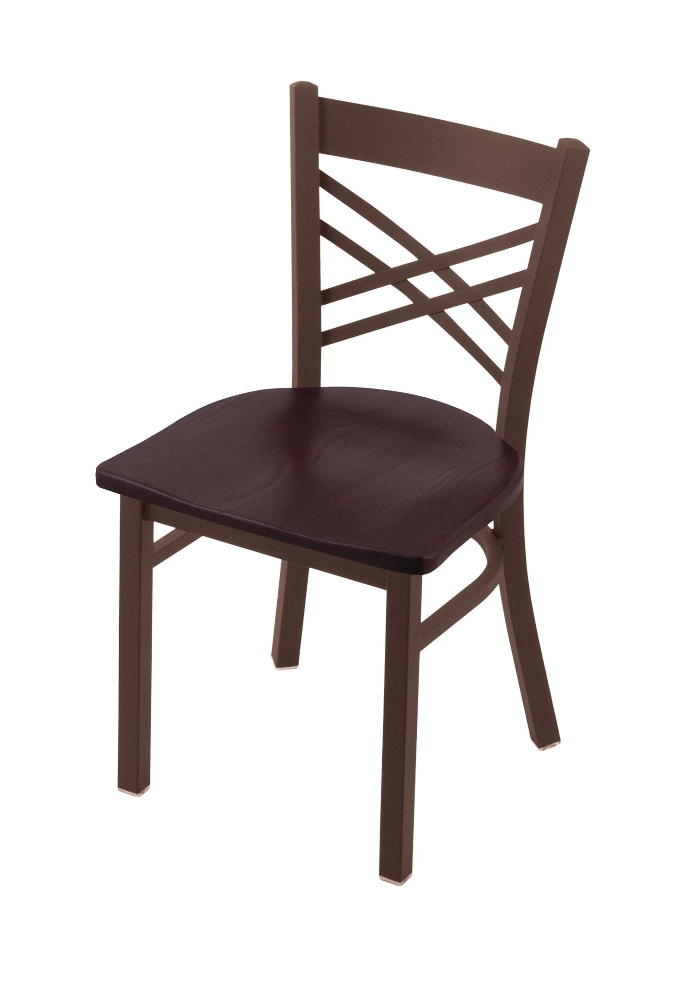 Holland Bar Stool 620 Catalina Chair Wooden Seat 18"H (HBS - 620 - CC - WD - 18H) - SchoolOutlet