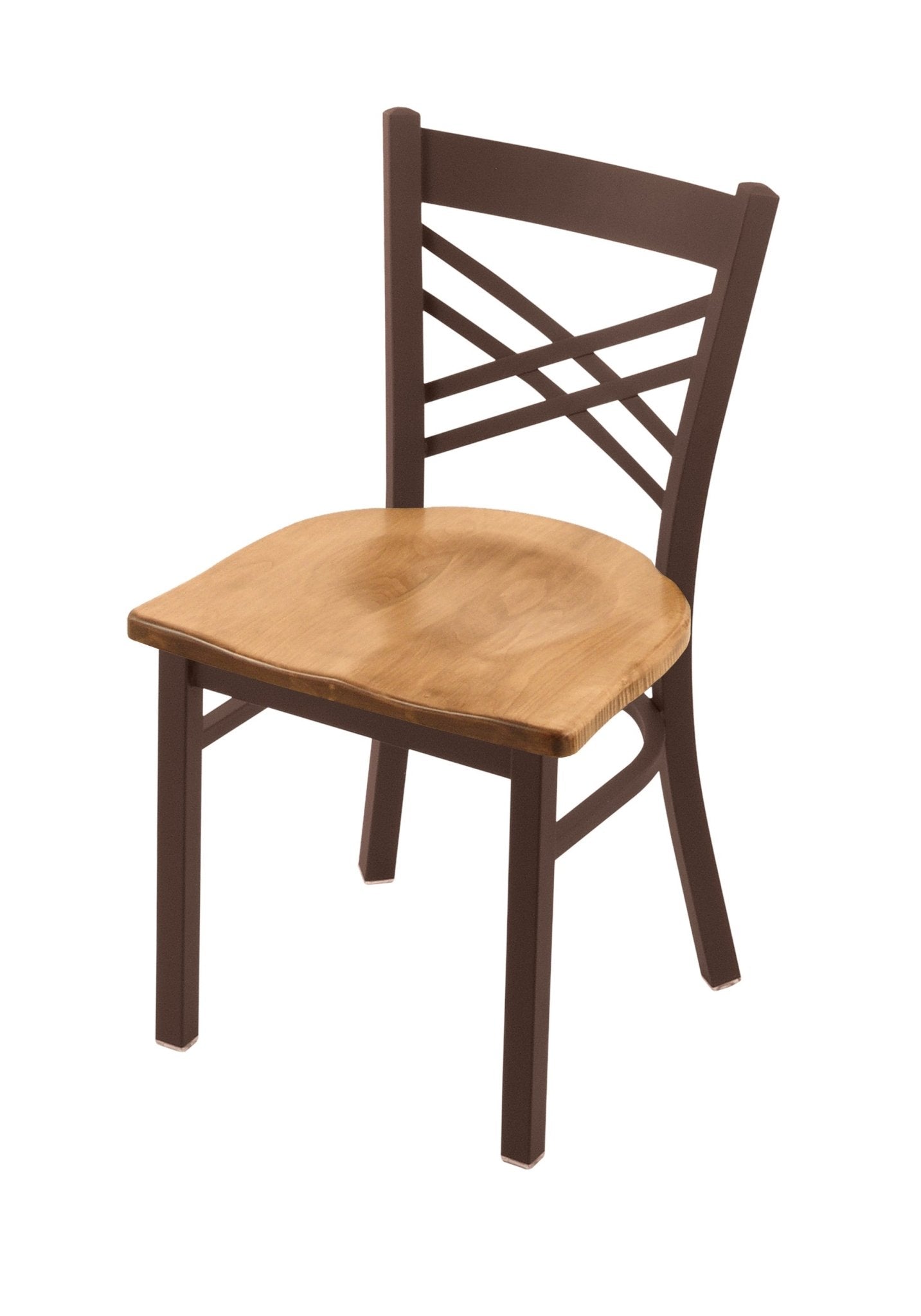 Holland Bar Stool 620 Catalina Chair Wooden Seat 18"H (HBS - 620 - CC - WD - 18H) - SchoolOutlet