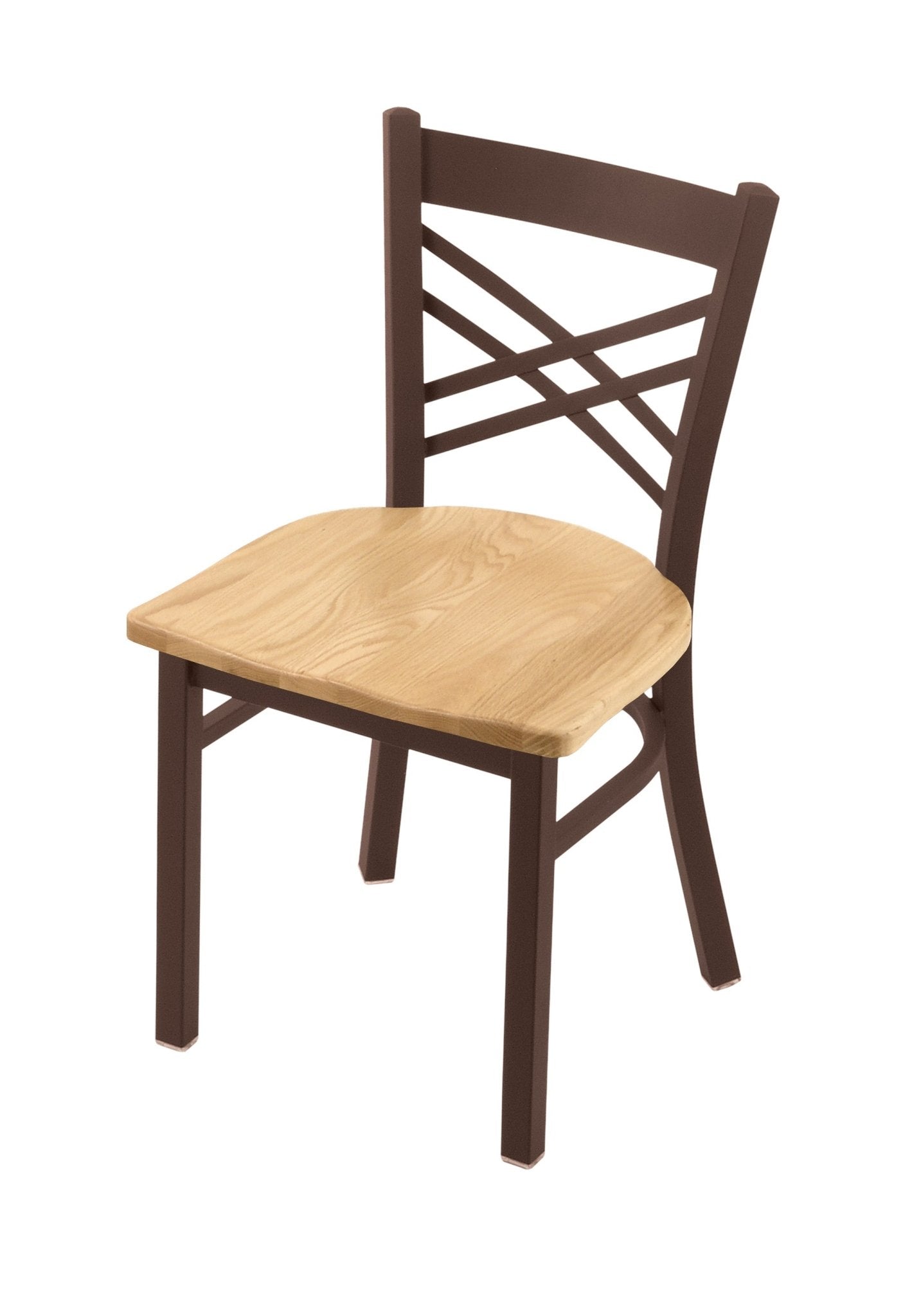 Holland Bar Stool 620 Catalina Chair Wooden Seat 18"H (HBS - 620 - CC - WD - 18H) - SchoolOutlet