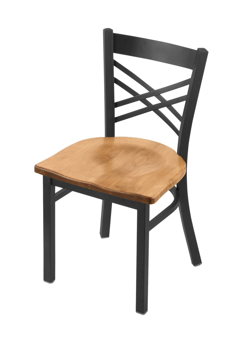 Holland Bar Stool 620 Catalina Chair Wooden Seat 18"H (HBS - 620 - CC - WD - 18H) - SchoolOutlet