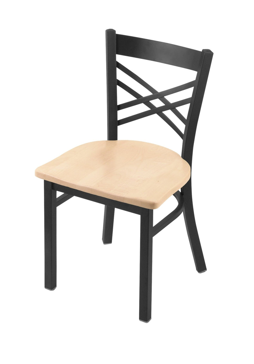 Holland Bar Stool 620 Catalina Chair Wooden Seat 18"H (HBS - 620 - CC - WD - 18H) - SchoolOutlet