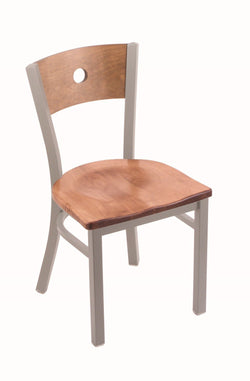 Holland Bar Stool 630 Voltaire Chair Wooden Seat 18"H (HBS-620-CC-WD-18H)