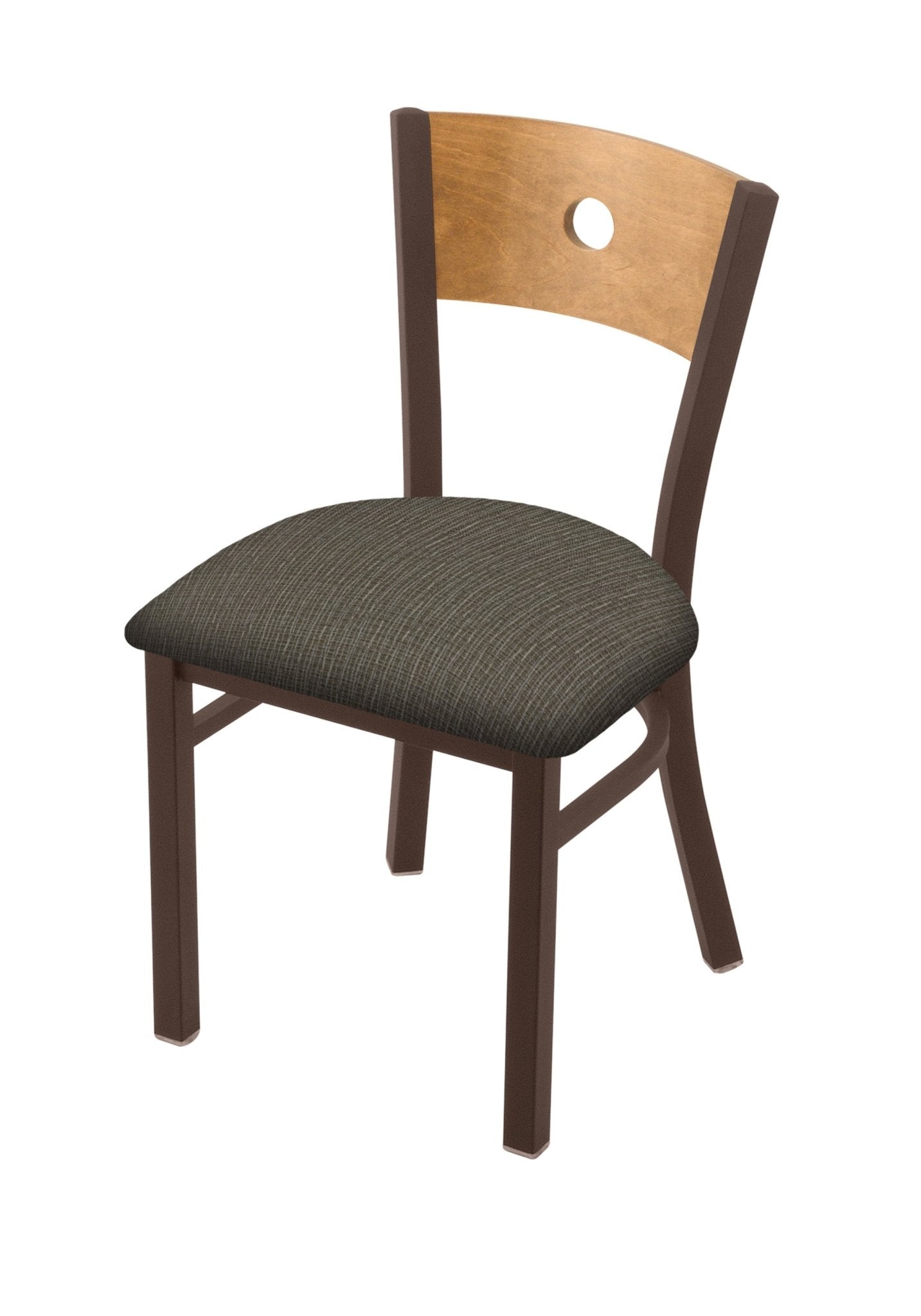 Holland Bar Stool 630 Voltaire Chair Upholstered Seat 18"H (HBS - 630 - VC - UP - 18H) - SchoolOutlet