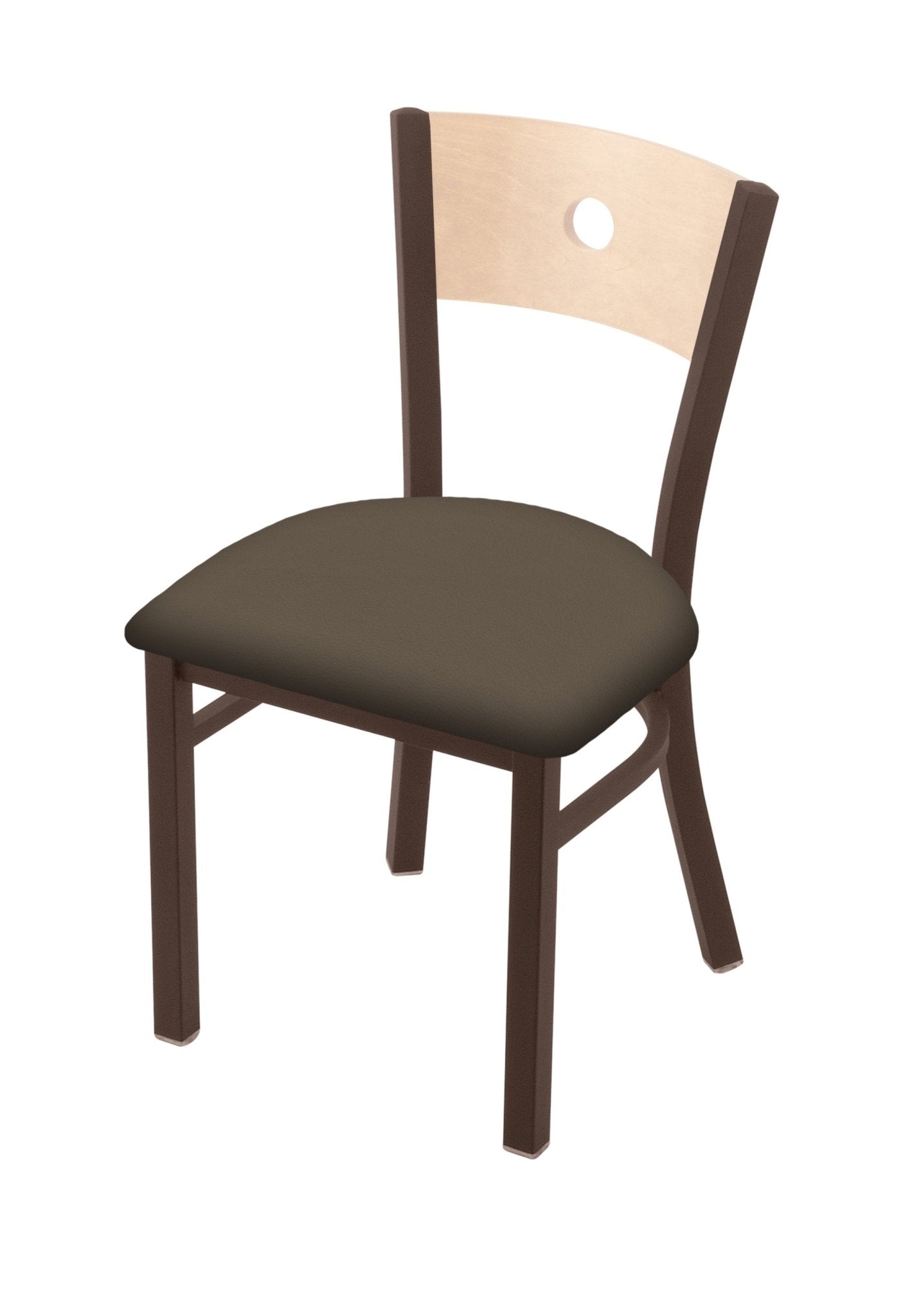 Holland Bar Stool 630 Voltaire Chair Upholstered Seat 18"H (HBS - 630 - VC - UP - 18H) - SchoolOutlet