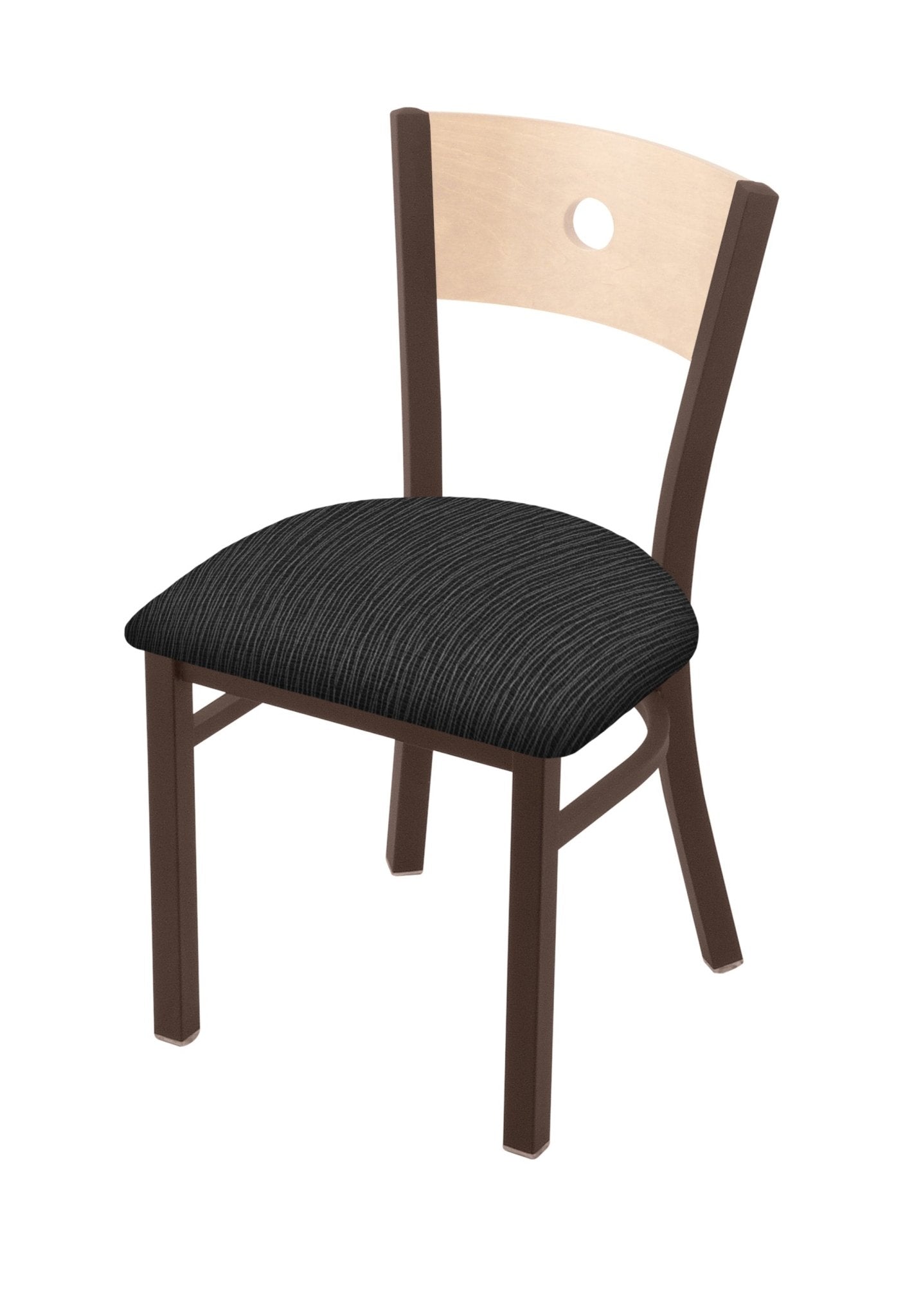 Holland Bar Stool 630 Voltaire Chair Upholstered Seat 18"H (HBS - 630 - VC - UP - 18H) - SchoolOutlet