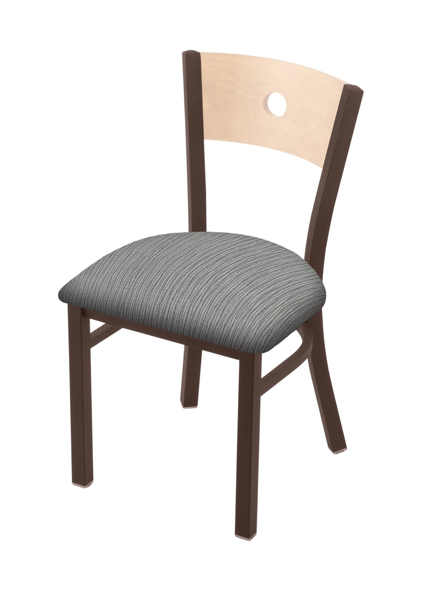 Holland Bar Stool 630 Voltaire Chair Upholstered Seat 18"H (HBS - 630 - VC - UP - 18H) - SchoolOutlet
