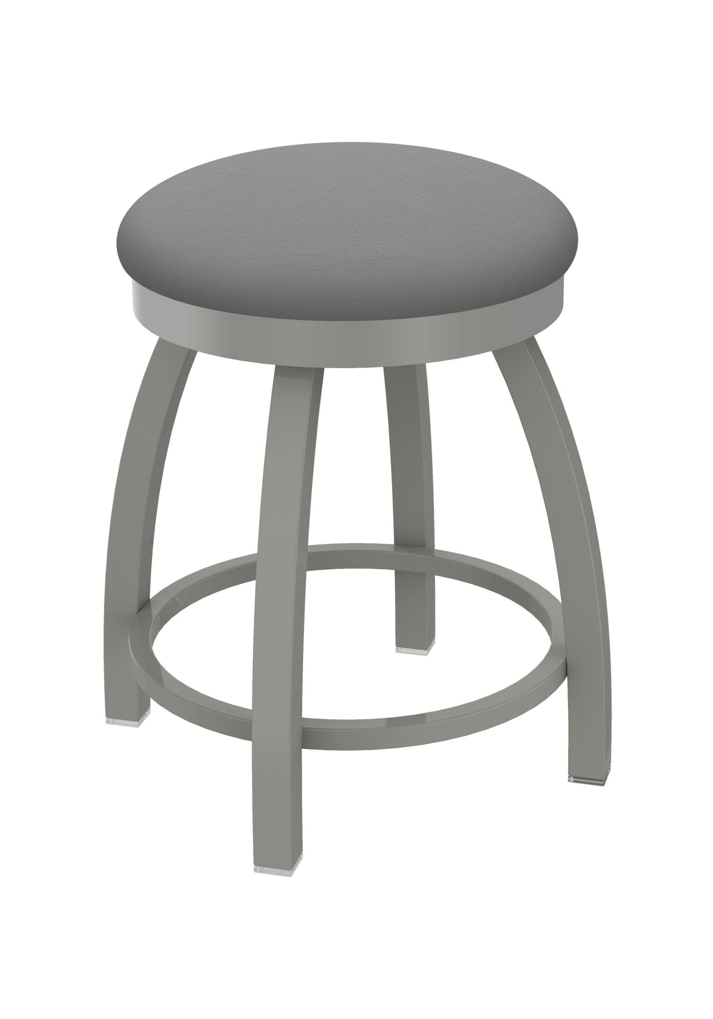Holland Bar Stool 802 Misha Swivel Vanity Stool Upholstered Seat 18"H (HBS - 802 - VS - UP - 18H) - SchoolOutlet