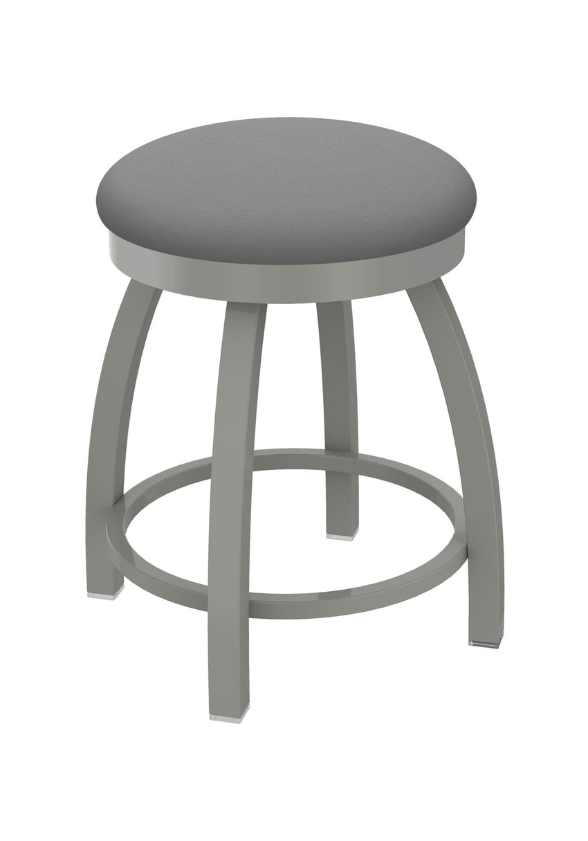 Holland Bar Stool 802 Misha Swivel Vanity Stool Upholstered Seat 18"H (HBS - 802 - VS - UP - 18H) - SchoolOutlet