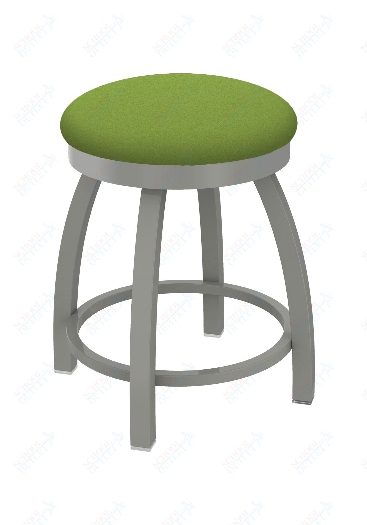 Holland Bar Stool 802 Misha Swivel Vanity Stool Upholstered Seat 18"H (HBS - 802 - VS - UP - 18H) - SchoolOutlet