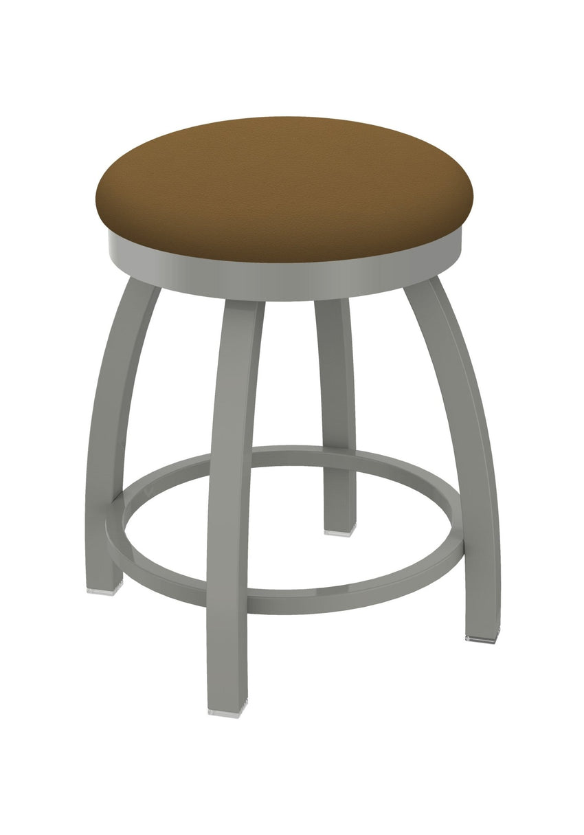 Holland Bar Stool 802 Misha Swivel Vanity Stool Upholstered Seat 18"H (HBS - 802 - VS - UP - 18H) - SchoolOutlet