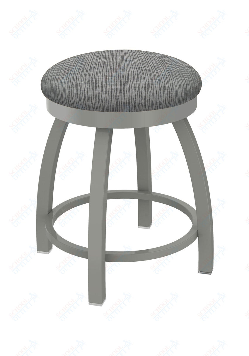 Holland Bar Stool 802 Misha Swivel Vanity Stool Upholstered Seat 18"H (HBS - 802 - VS - UP - 18H) - SchoolOutlet