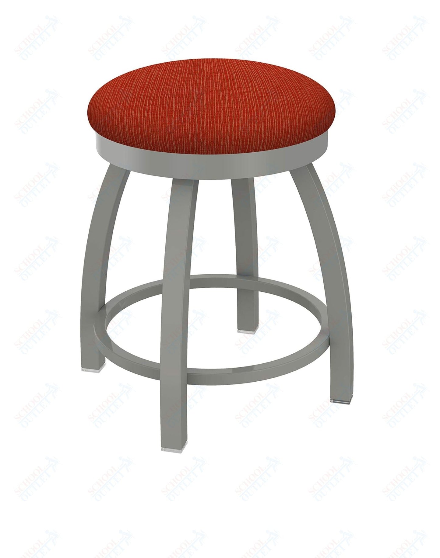 Holland Bar Stool 802 Misha Swivel Vanity Stool Upholstered Seat 18"H (HBS - 802 - VS - UP - 18H) - SchoolOutlet