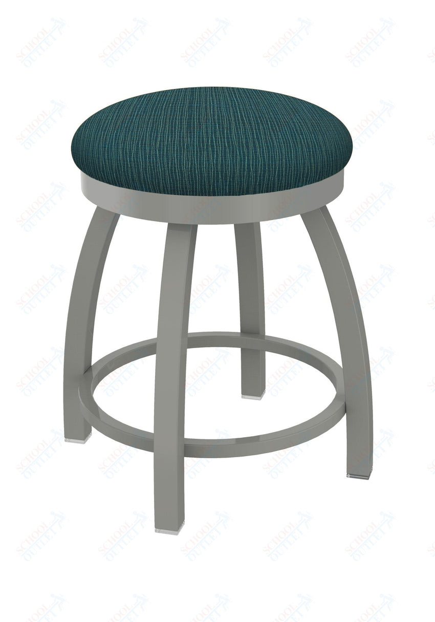 Holland Bar Stool 802 Misha Swivel Vanity Stool Upholstered Seat 18"H (HBS - 802 - VS - UP - 18H) - SchoolOutlet