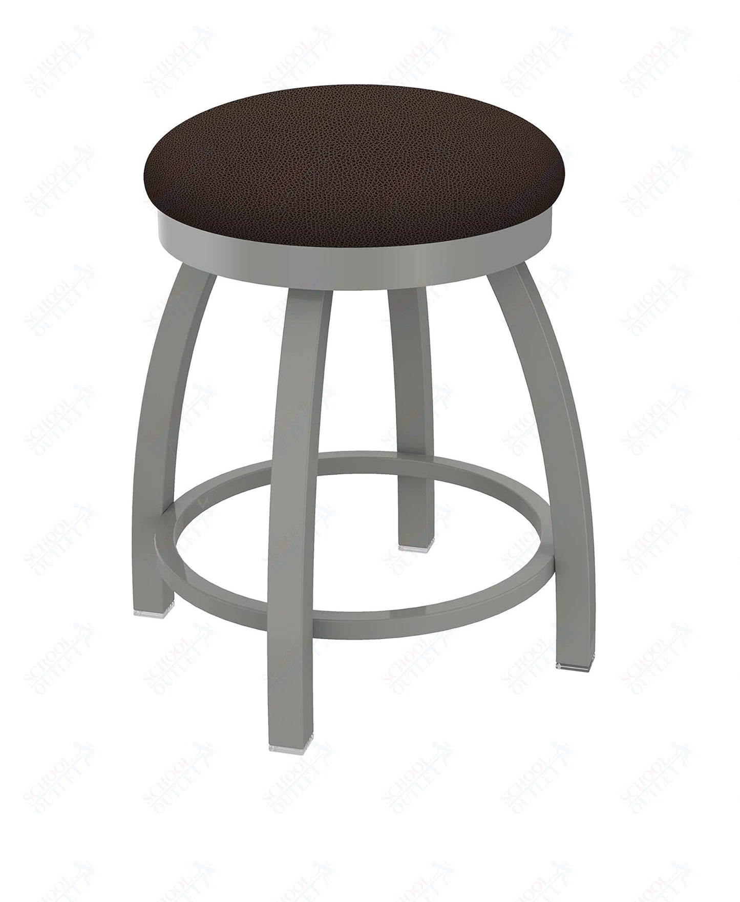 Holland Bar Stool 802 Misha Swivel Vanity Stool Upholstered Seat 18"H (HBS - 802 - VS - UP - 18H) - SchoolOutlet