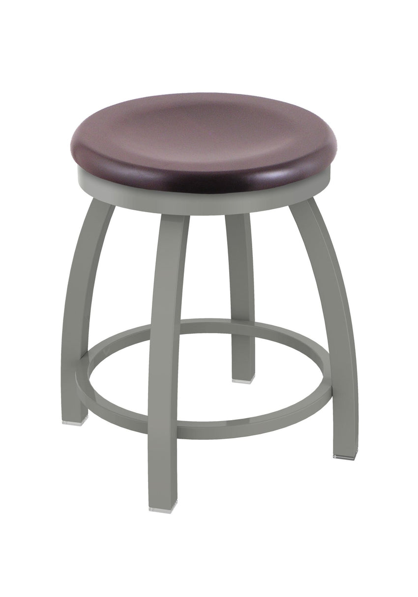 Holland Bar Stool 802 Misha Swivel Vanity Stool Wooden Seat 18"H (HBS - 802 - VS - WD - 18H) - SchoolOutlet