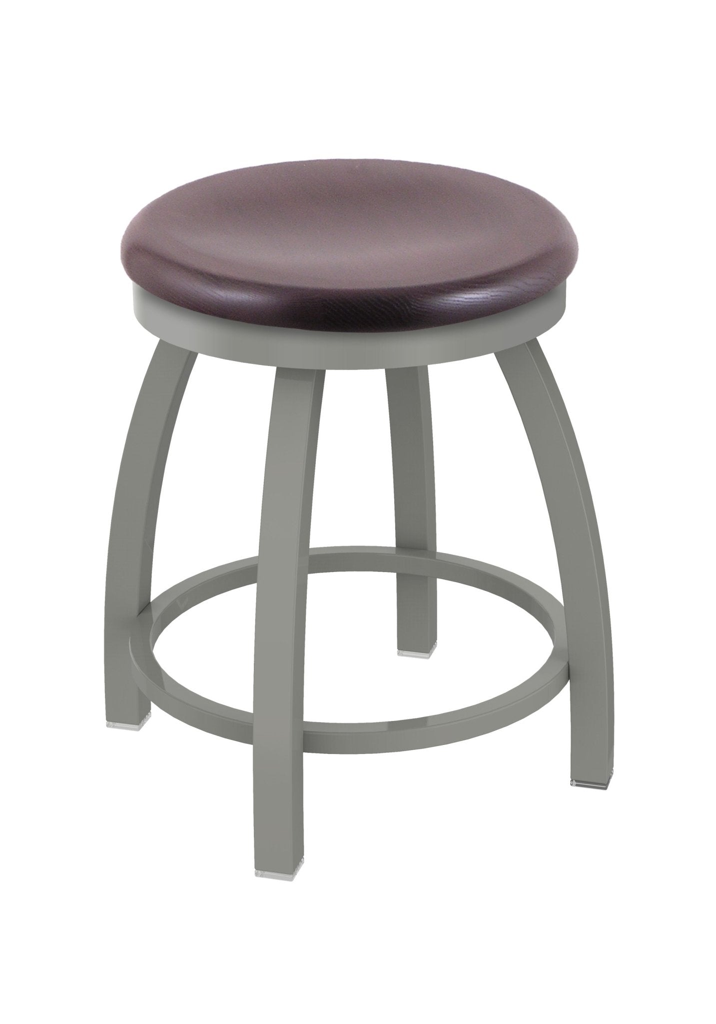 Holland Bar Stool 802 Misha Swivel Vanity Stool Wooden Seat 18"H (HBS - 802 - VS - WD - 18H) - SchoolOutlet