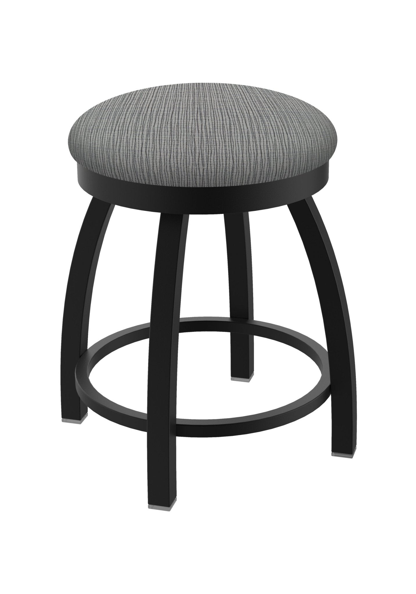 Holland Bar Stool 802 Misha Swivel Vanity Stool Upholstered Seat 18"H (HBS - 802 - VS - UP - 18H) - SchoolOutlet