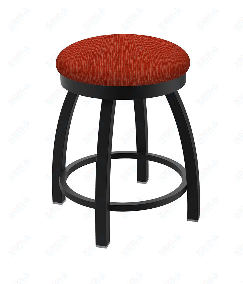 Holland Bar Stool 802 Misha Swivel Vanity Stool Upholstered Seat 18"H (HBS - 802 - VS - UP - 18H) - SchoolOutlet