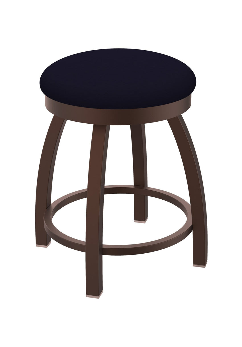 Holland Bar Stool 802 Misha Swivel Vanity Stool Upholstered Seat 18"H (HBS - 802 - VS - UP - 18H) - SchoolOutlet