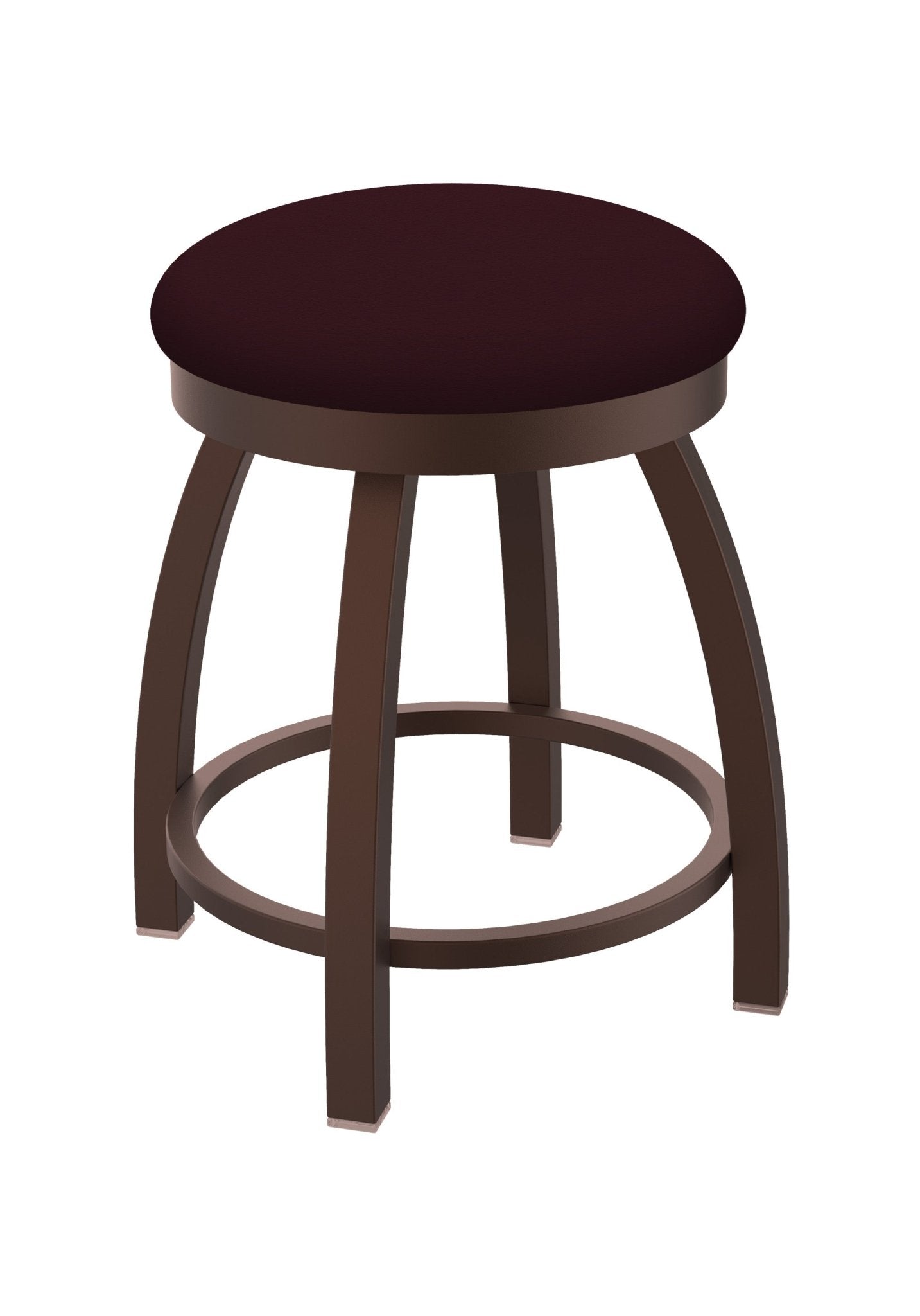 Holland Bar Stool 802 Misha Swivel Vanity Stool Upholstered Seat 18"H (HBS - 802 - VS - UP - 18H) - SchoolOutlet