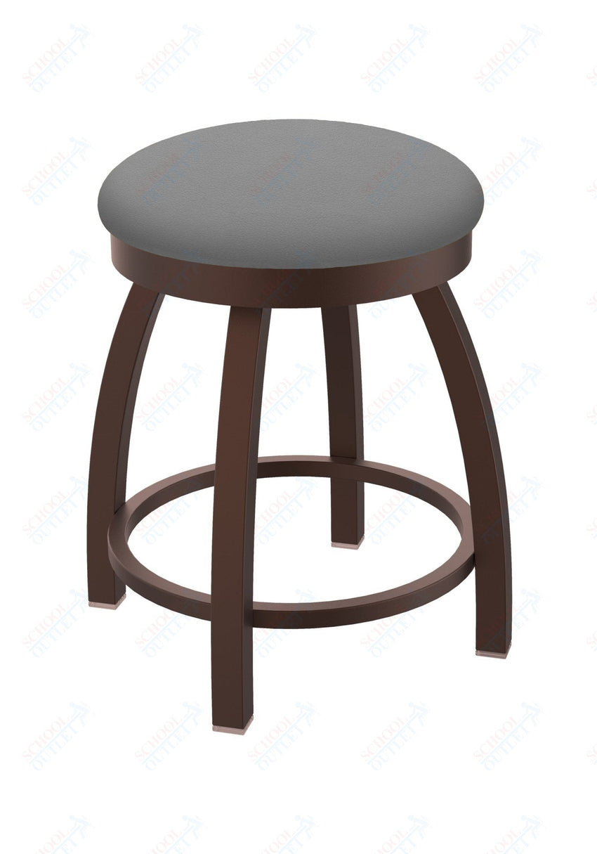 Holland Bar Stool 802 Misha Swivel Vanity Stool Upholstered Seat 18"H (HBS - 802 - VS - UP - 18H) - SchoolOutlet
