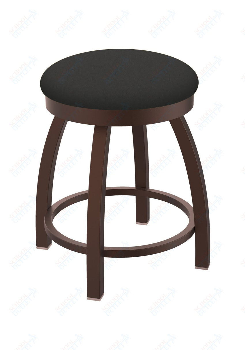 Holland Bar Stool 802 Misha Swivel Vanity Stool Upholstered Seat 18"H (HBS - 802 - VS - UP - 18H) - SchoolOutlet