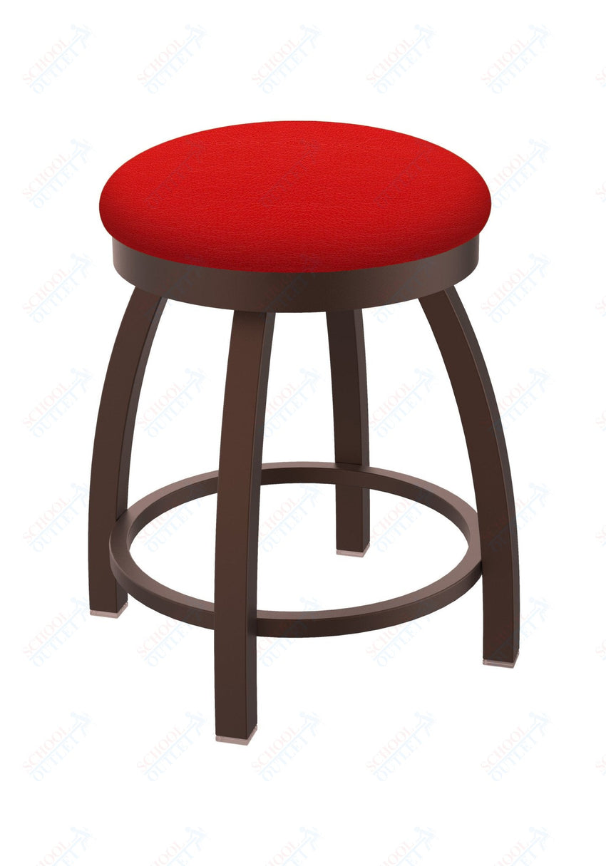 Holland Bar Stool 802 Misha Swivel Vanity Stool Upholstered Seat 18"H (HBS - 802 - VS - UP - 18H) - SchoolOutlet