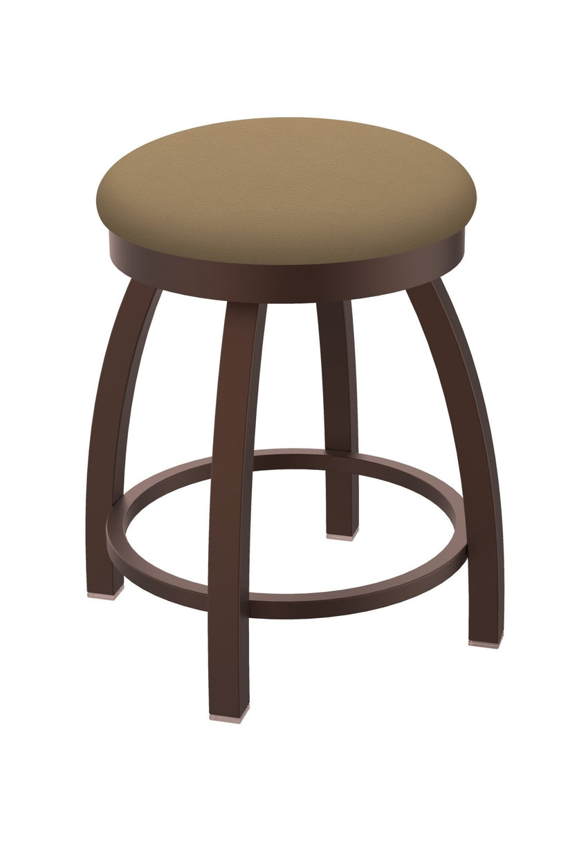 Holland Bar Stool 802 Misha Swivel Vanity Stool Upholstered Seat 18"H (HBS - 802 - VS - UP - 18H) - SchoolOutlet