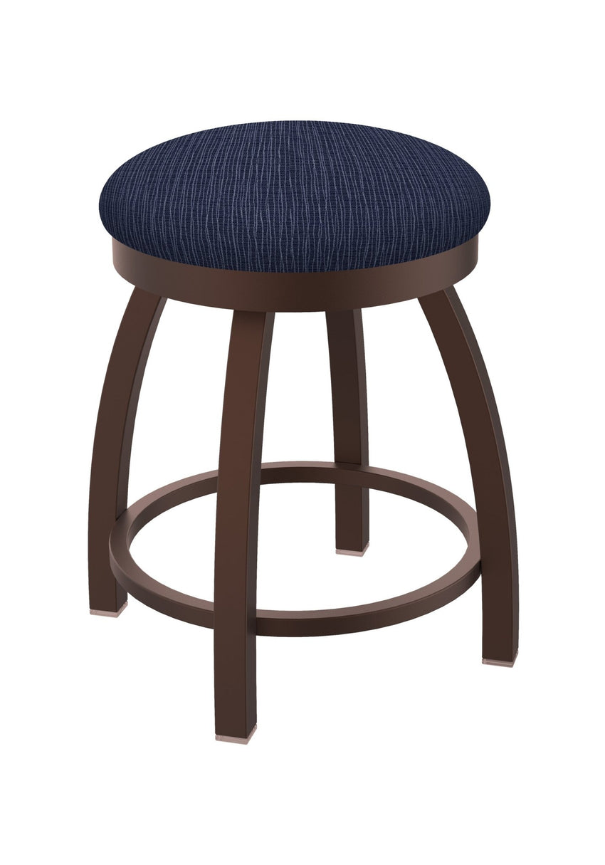 Holland Bar Stool 802 Misha Swivel Vanity Stool Upholstered Seat 18"H (HBS - 802 - VS - UP - 18H) - SchoolOutlet