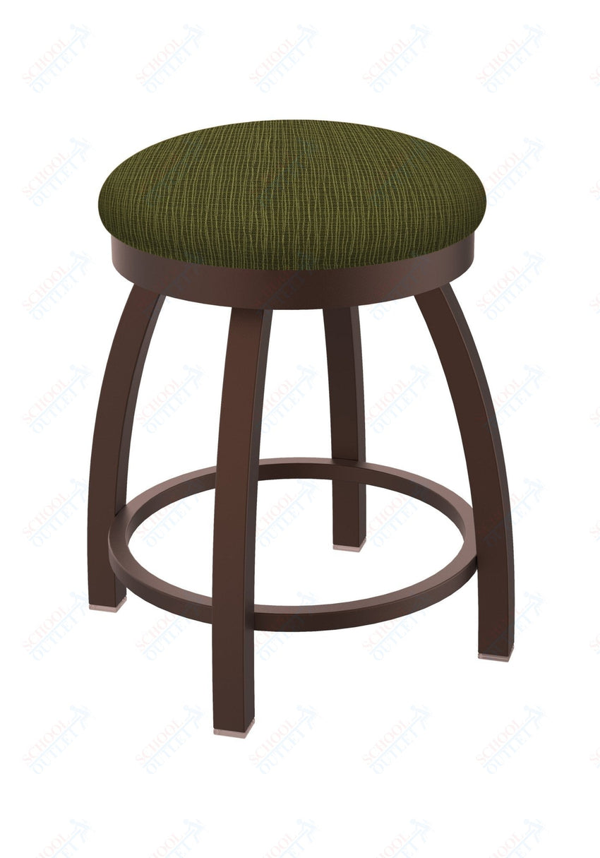 Holland Bar Stool 802 Misha Swivel Vanity Stool Upholstered Seat 18"H (HBS - 802 - VS - UP - 18H) - SchoolOutlet