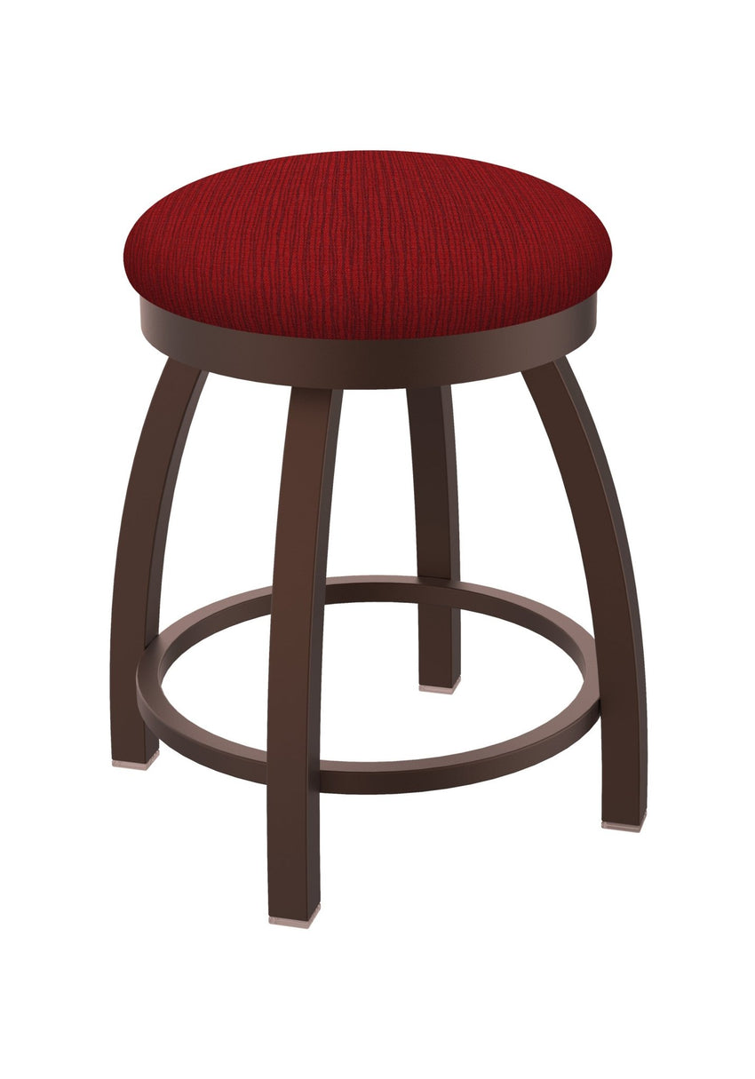Holland Bar Stool 802 Misha Swivel Vanity Stool Upholstered Seat 18"H (HBS - 802 - VS - UP - 18H) - SchoolOutlet
