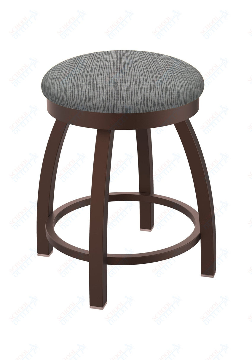 Holland Bar Stool 802 Misha Swivel Vanity Stool Upholstered Seat 18"H (HBS - 802 - VS - UP - 18H) - SchoolOutlet