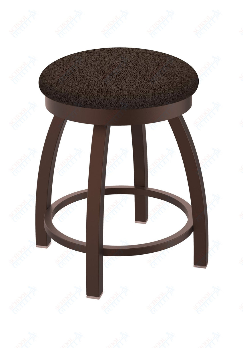 Holland Bar Stool 802 Misha Swivel Vanity Stool Upholstered Seat 18"H (HBS - 802 - VS - UP - 18H) - SchoolOutlet