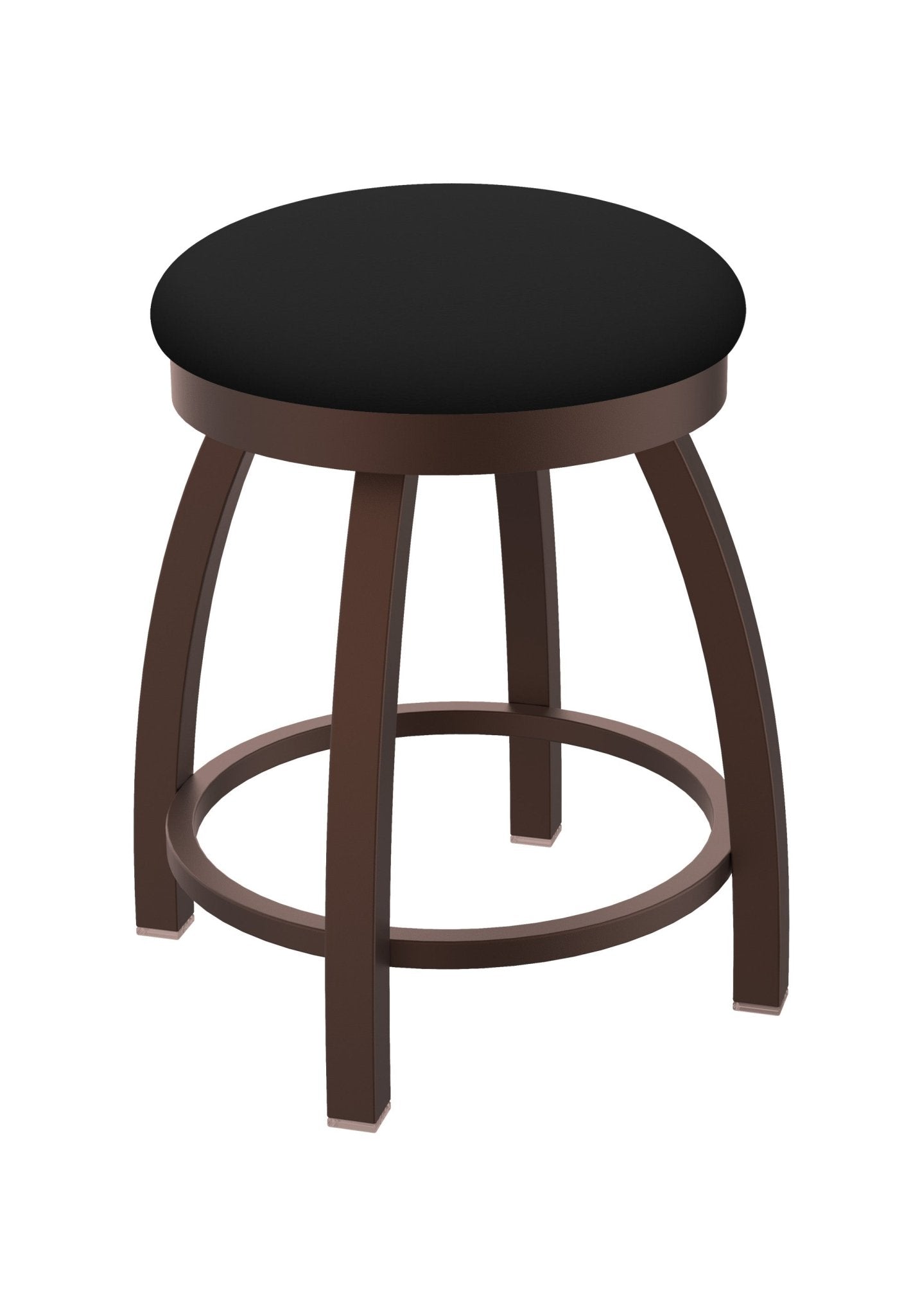 Holland Bar Stool 802 Misha Swivel Vanity Stool Upholstered Seat 18"H (HBS - 802 - VS - UP - 18H) - SchoolOutlet