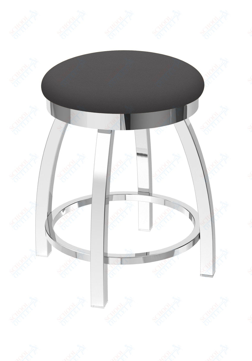 Holland Bar Stool 802 Misha Swivel Vanity Stool Upholstered Seat 18"H (HBS - 802 - VS - UP - 18H) - SchoolOutlet