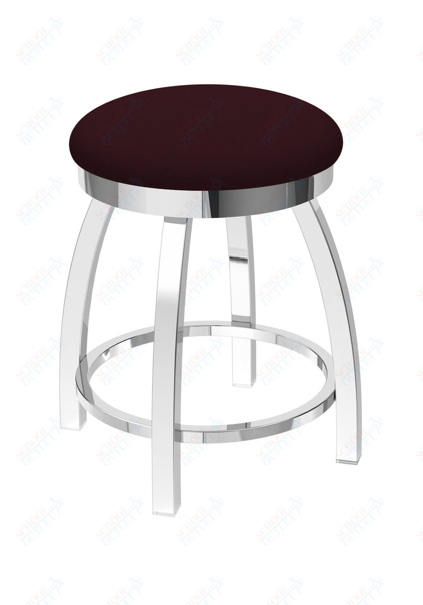 Holland Bar Stool 802 Misha Swivel Vanity Stool Upholstered Seat 18"H (HBS - 802 - VS - UP - 18H) - SchoolOutlet